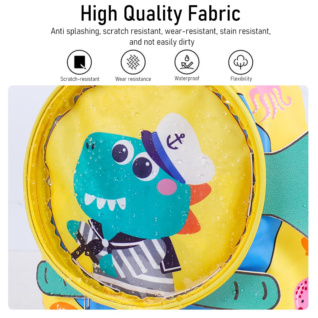 PALAY Swimming Bag for Kids Cartoonish Print Shoulder Bag for Kids Large Capacity Backpack for Girls Boys Wet Dry Separation Drawstring Bag Beach Bag for Clothes, Swimming Goggles, Shoes, Yellow PALAY Swimming Bag for Kids Cartoonish Print Shoulder Bag for Kids Large Capacity Backpack for Girls Boys Wet Dry Separation Drawstring Bag Beach Bag for Clothes, Swimming Goggles, Shoes, Yellow